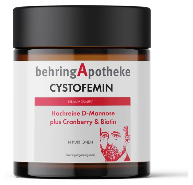 Cystofemin, Nahrungsergänzungsmittel der Behring Apotheke